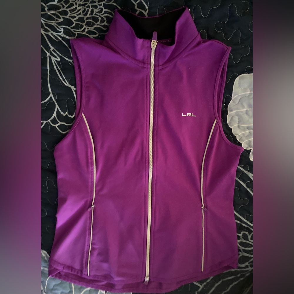 Lauren Ralph Lauren Purple  Sleeveless Active  Vest sz XS